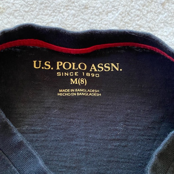 Boys size 8 US Polo long sleeve - Picture 3 of 3